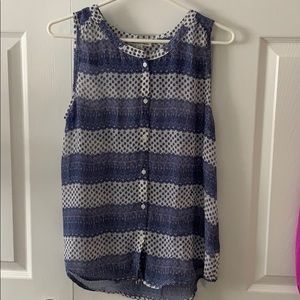 polyester tank top blouse